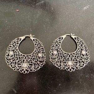 Silver Filigree Earrings